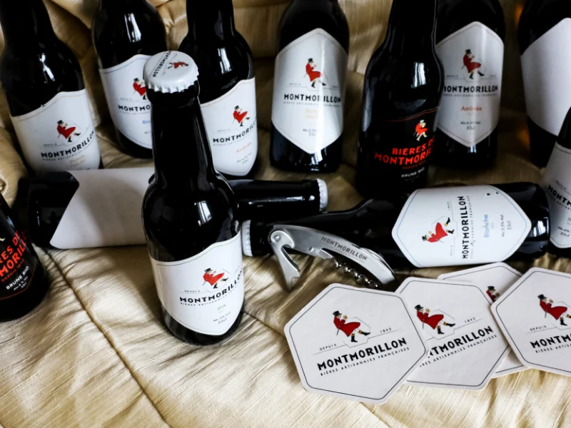 Coffret bière 12 bières du Poitou et sous boc et limonadier Blanche, Blonde Pale Ale, Ambrée, Brune