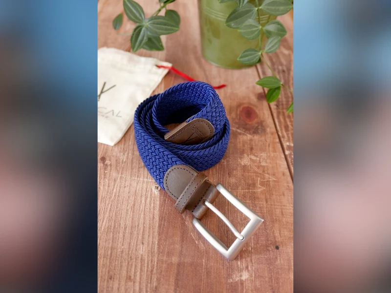 Ceinture tressée pour homme
