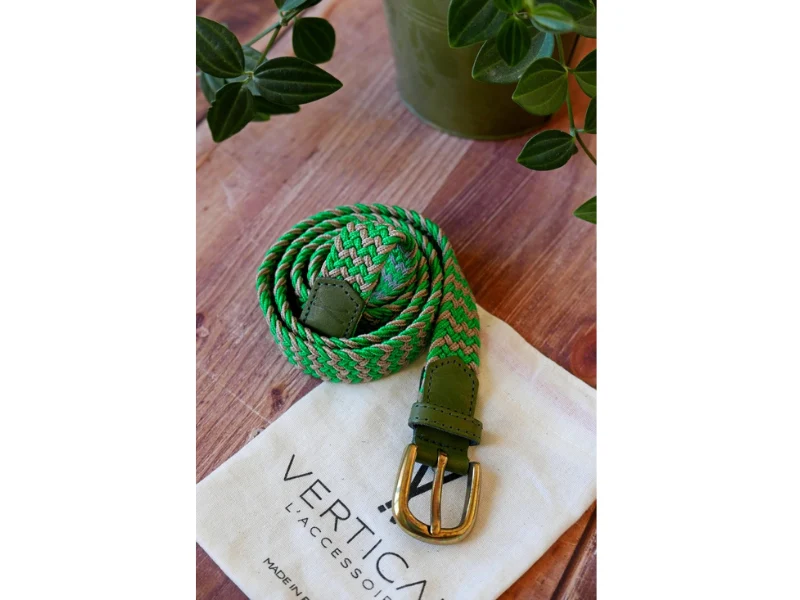 Ceinture tressée pour femme