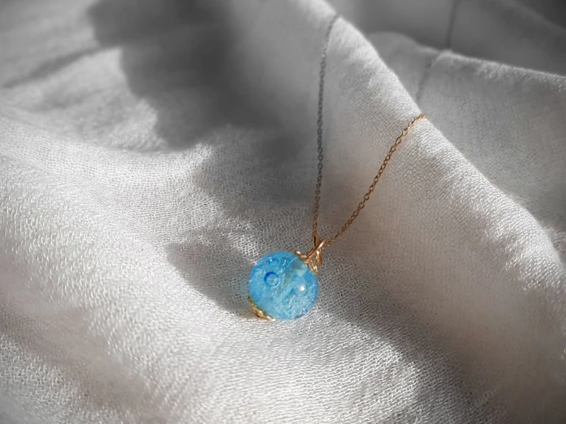 Collier Ile d'Arz Bulles Lagon