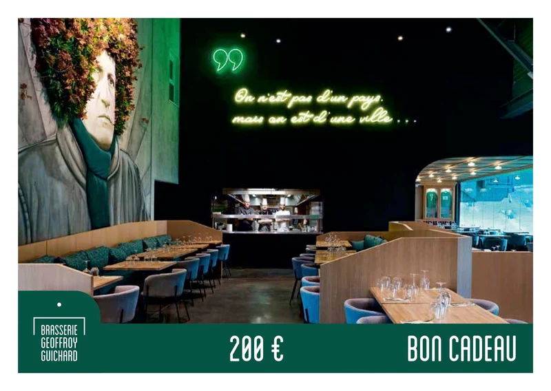 Bon cadeau Brasserie Geoffroy Guichard