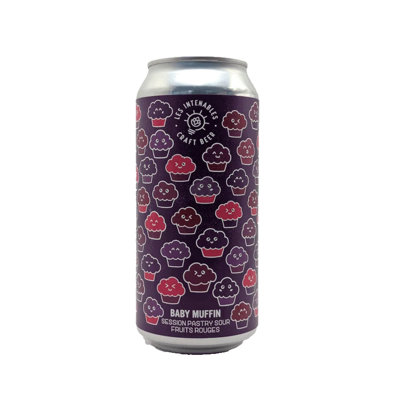 Les Intenables - Baby Muffin 44cl | Session Pastry Sour Fruits Rouges
