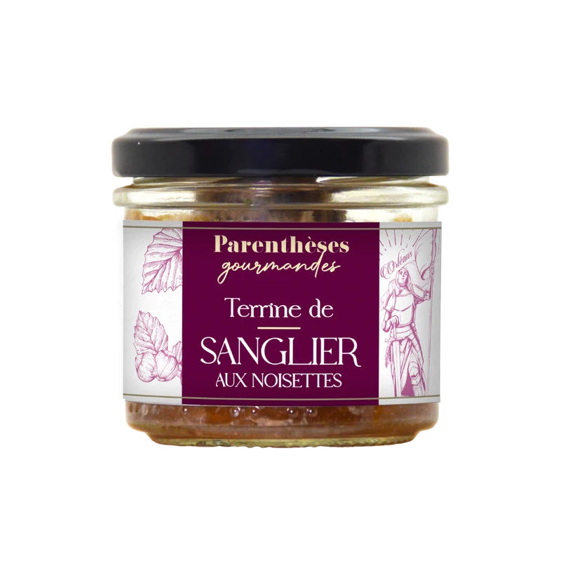 Terrine de sanglier aux noisettes