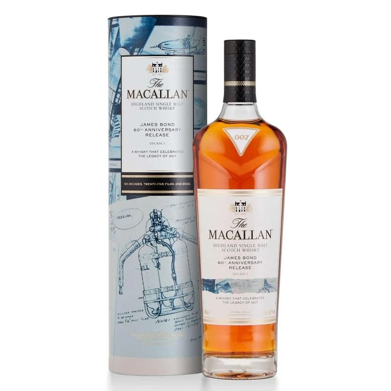 The Macallan James Bond 60 Highland Single Malt Scotch Whisky Decade I