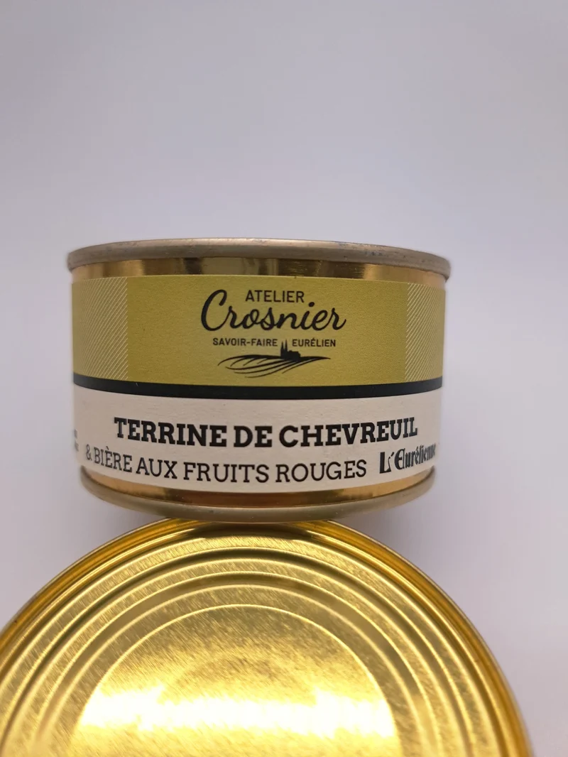 Terrine de chevreuil et bière aux fruits rouges