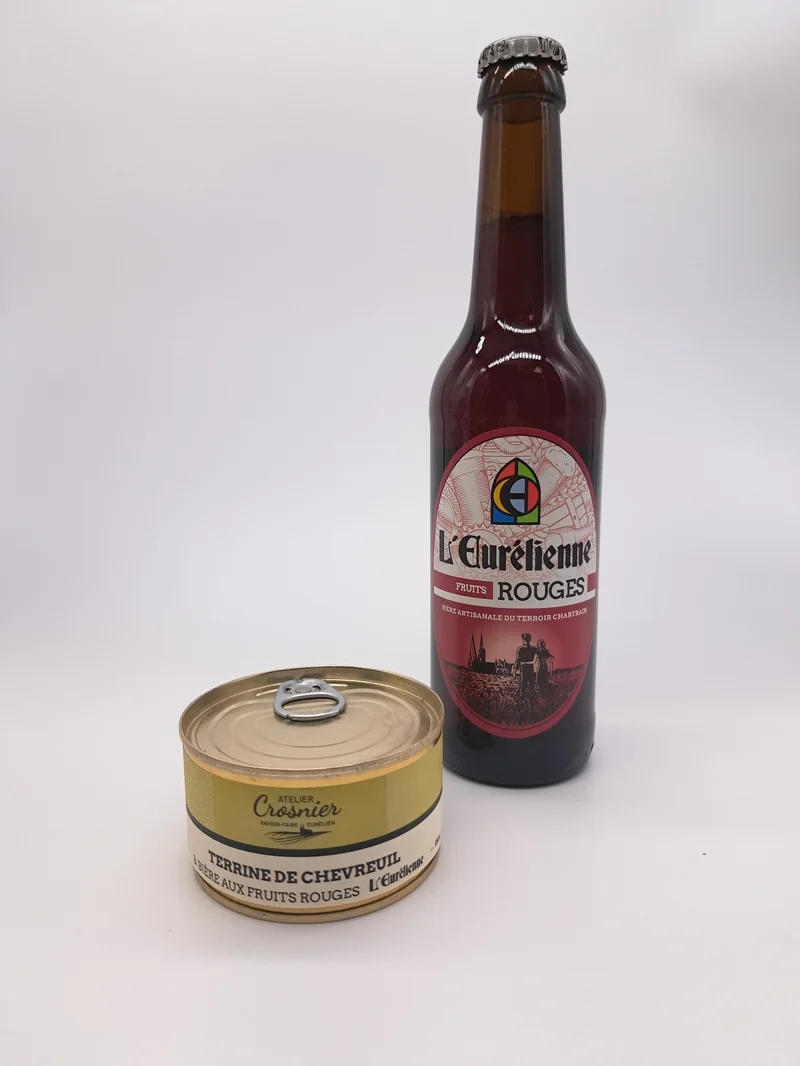 Terrine de chevreuil et bière aux fruits rouges