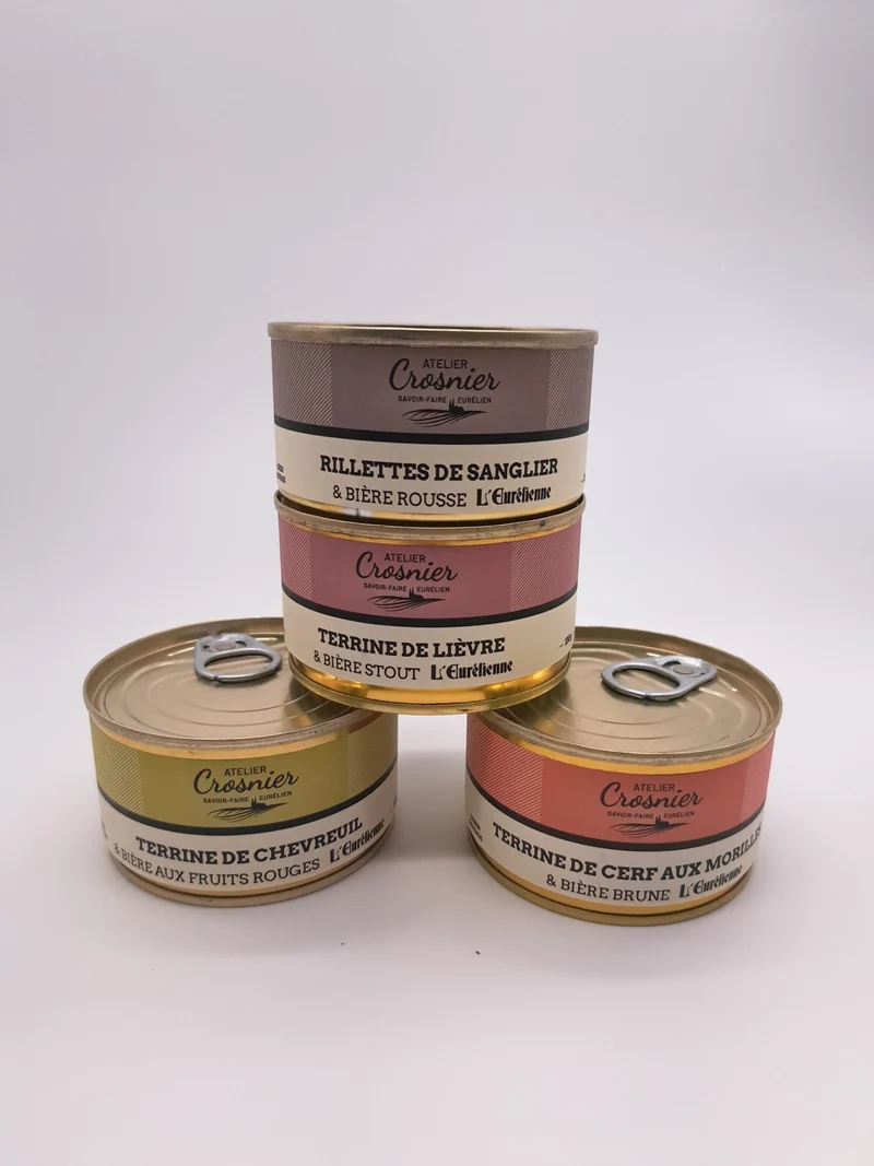 Terrine de chevreuil et bière aux fruits rouges