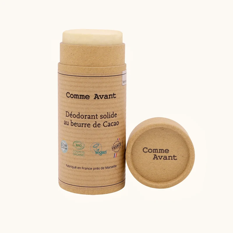 Déodorant solide au beurre de cacao