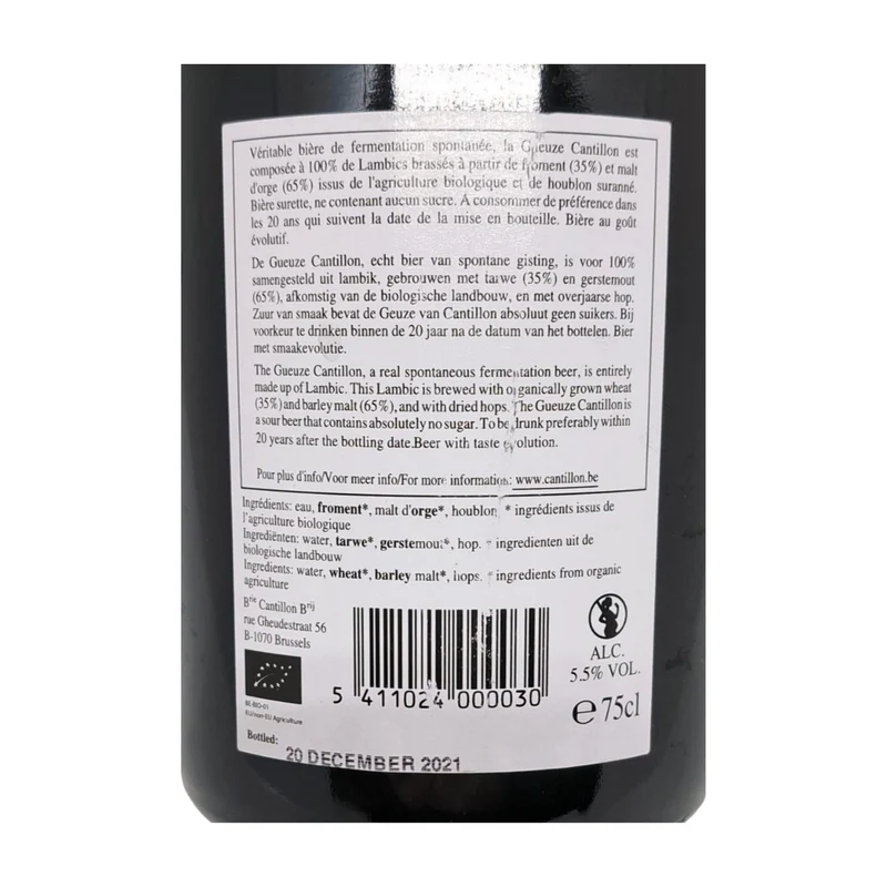 Cantillon Classic Geuze 2021 | Lambic