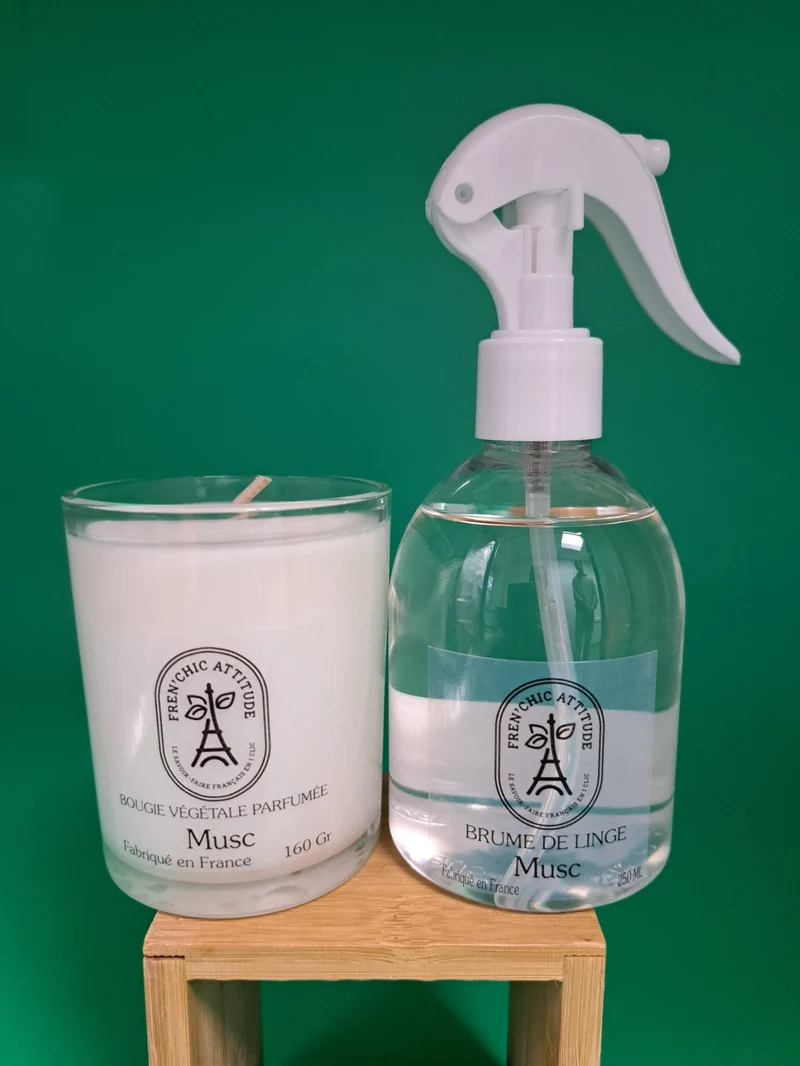 Bougie senteur musc