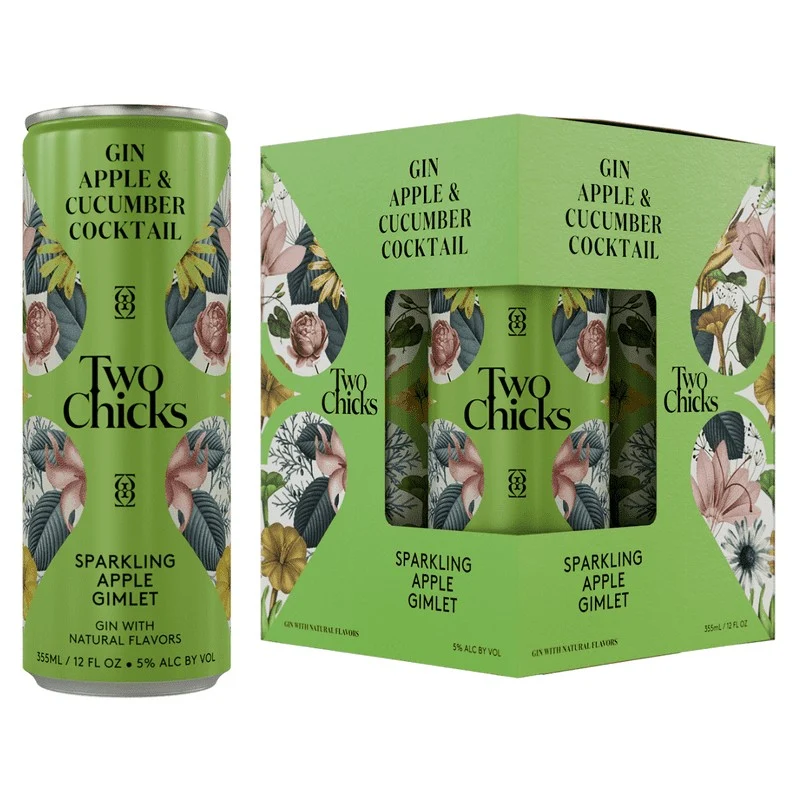 Two Chicks Sparkling Apple Gimlet