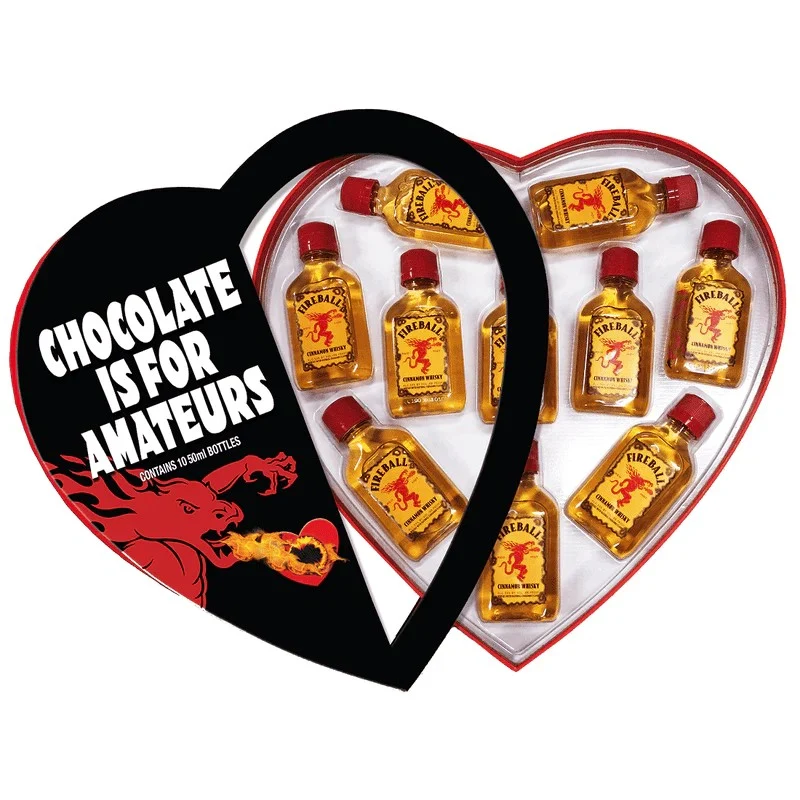 Fireball Cinnamon Whisky Anti-Valentine’s Day 10-Pack