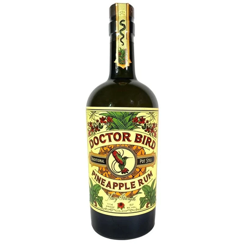 Two James Doctor Bird Pineapple Jamaica Rum