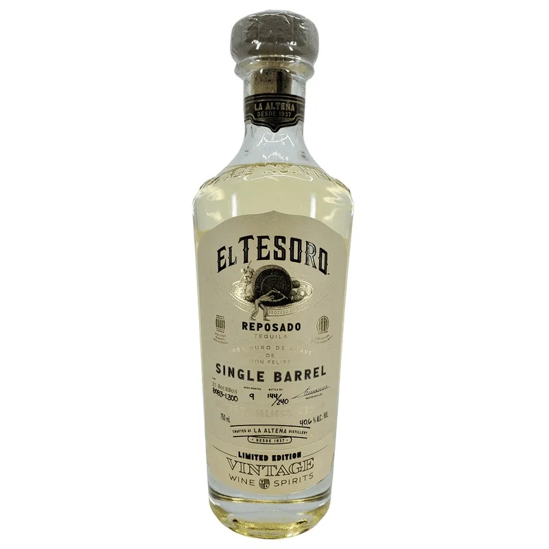 El Tesoro Single Barrel Private Selection Reposado Tequila