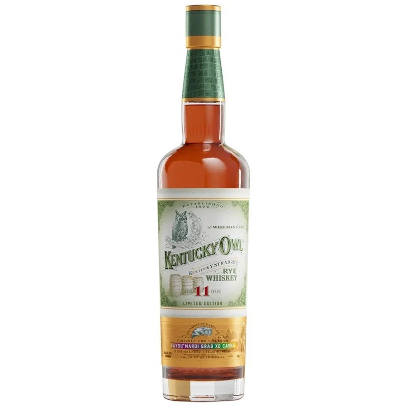 Kentucky Owl 11 Year Old Bayou Mardi Gras XO Casks Kentucky Straight Rye Whiskey