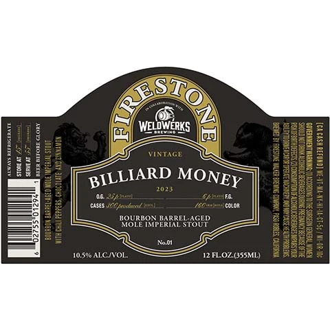 Firestone Billiard Money Imperial Stout