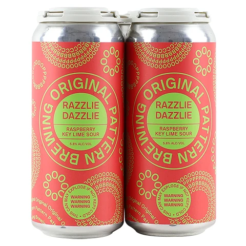 Original Pattern Razzlie Dazzlie Raspberry Key Lime Sour