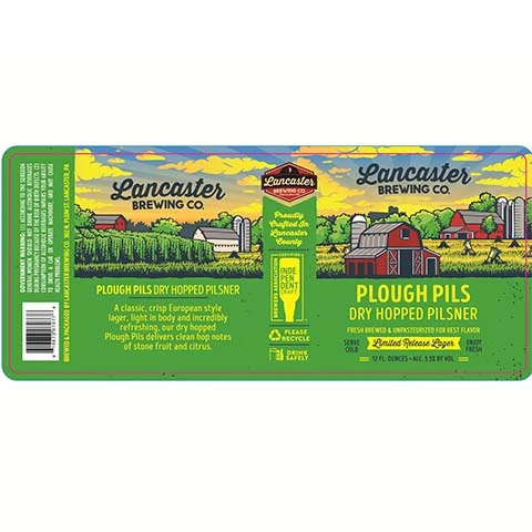 Lancaster Plough Pils Dry-Hopped Pilsner