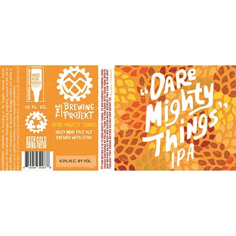 The Brewing Projekt Dare Mighty Things IPA (Citra)