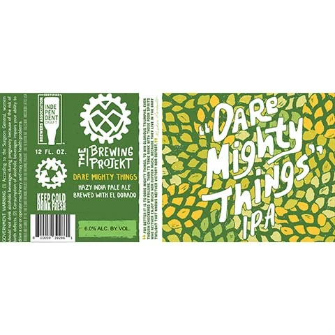 The Brewing Projekt Dare Mighty Things IPA (El Dorado)