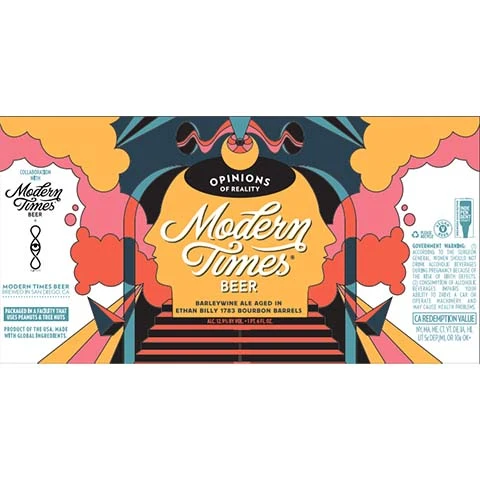 Modern Times Opinions of Reality Ethan Billy Barrel-Aged Barleywine Ale