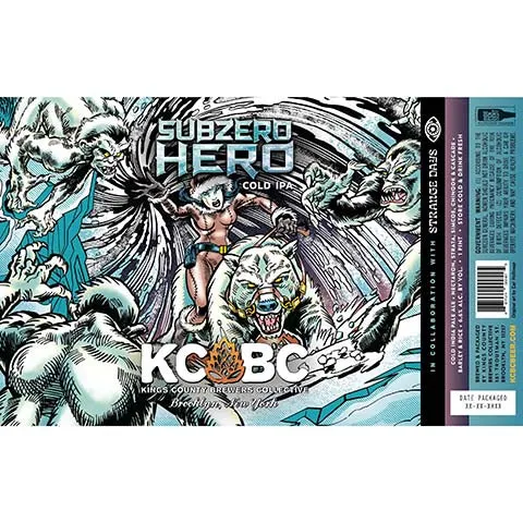 Kings County Brewers Collective Subzero Hero Cold IPA
