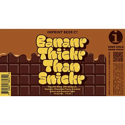 Imprint Banana Thickr Than Snickr Imperial Stout