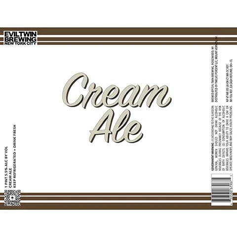 Evil Twin Cream Ale