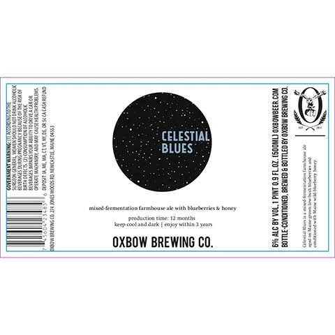 Oxbow Celestial Blues Sour