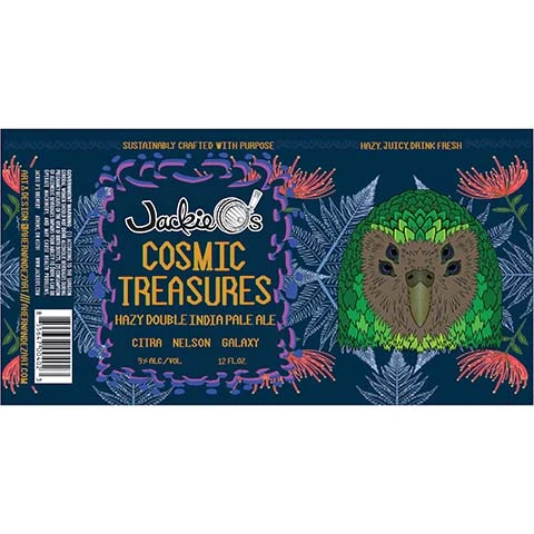 Jackie O's Cosmic Treasures Hazy DIPA