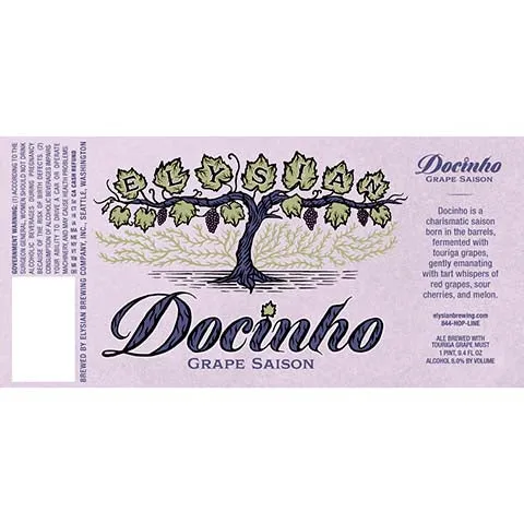 Elysian Docinho Grape Saison