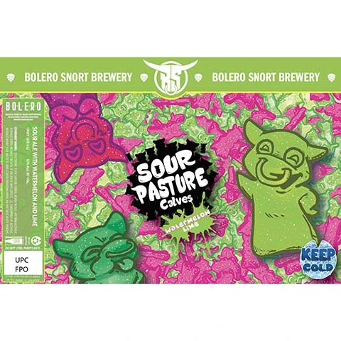 Bolero Snort Sour Pasture Calves: Watermelon and Lime Sour
