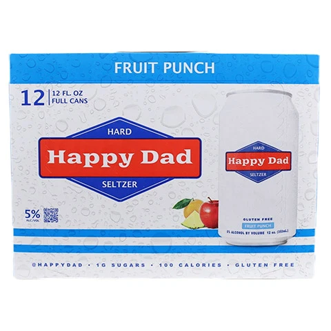 Happy Dad Fruit Punch Hard Seltzer