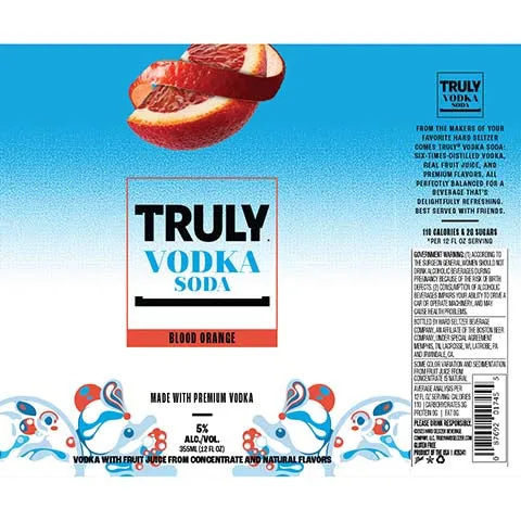 Truly Blood Orange Vodka Soda