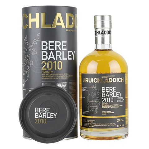 Bruichladdich Bere Barley 2010 Unpeated Islay Single Malt Scotch