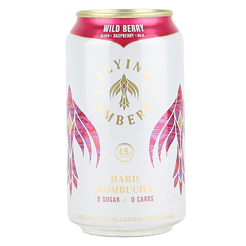 Flying Embers Wild Berry Hard Kombucha