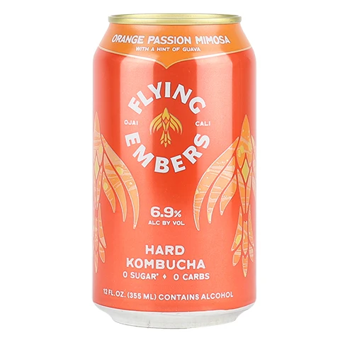 Flying Embers 'Orange Passion Mimosa' Hard Kombucha
