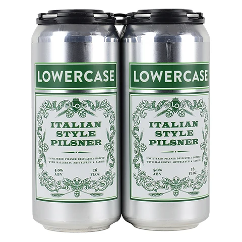 Lowercase Italian Style Pilsner