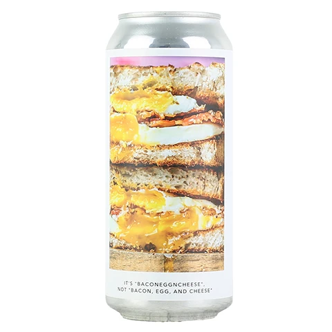 Evil Twin It's Baconeggncheese, Not "Bacon, Egg, and Cheese IPA