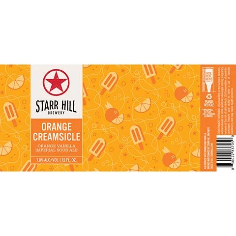 Starr Hill Orange Creamsicle Imperial Sour Ale