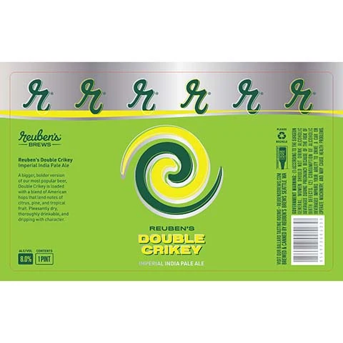 Reuben's Double Crikey Imperial IPA