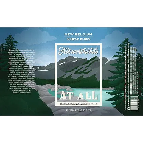 New Belgium Not Worthwhile At All Subpar Pale Ale