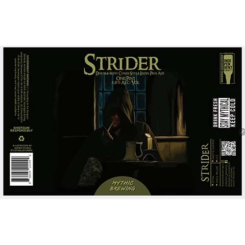 Mythic Strider Double West Coast IPA