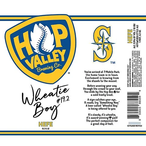 Hop Valley Wheatie Boy #19.2 Hefe