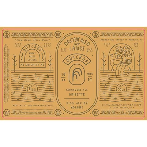 Drowned Lands Outcrop Farmhouse Ale