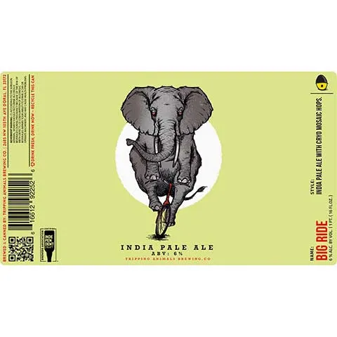 Tripping Animals Big Ride IPA