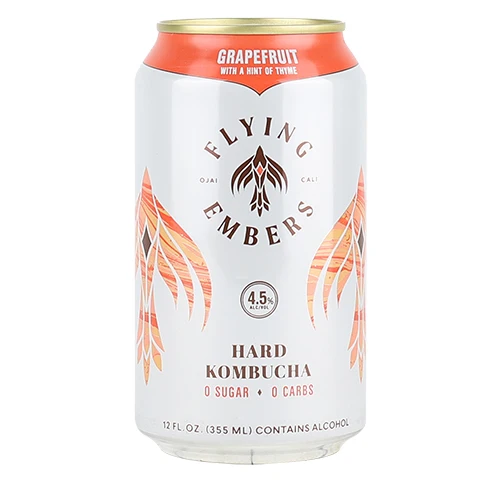 Flying Embers 'Grapefruit Thyme' Hard Kombucha