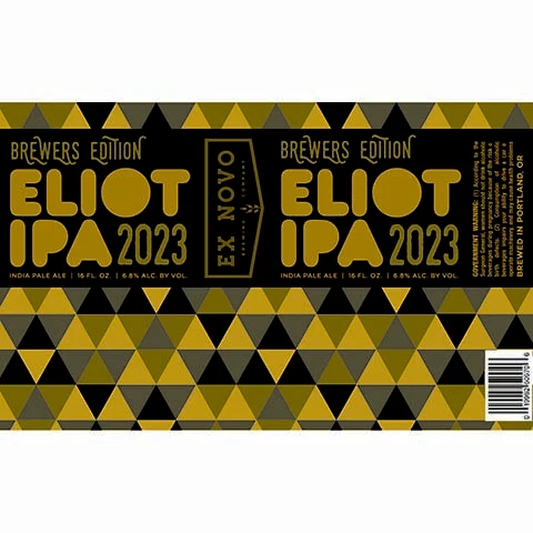 Ex Novo Eliot IPA 2023