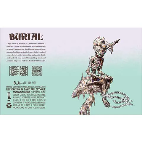 Burial The Feasibility of Evolution for The Desecrated & The Damned DIPA