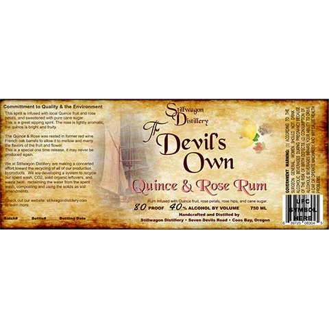 Stillwagon The Devil's Own Quince & Rose Rum